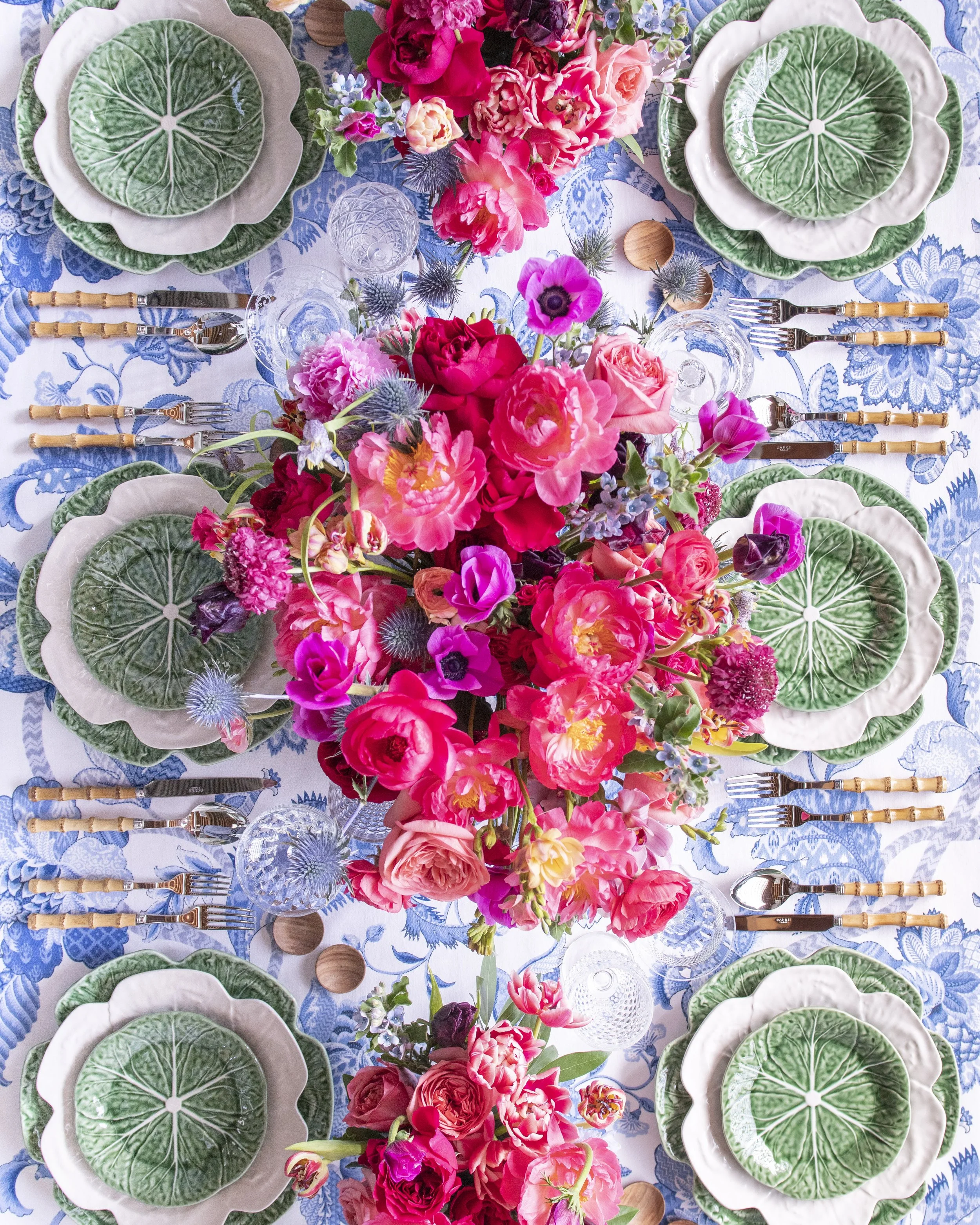 皿　フラワーデザイン　Mサイズ Cabbage | Green — Casa de Perrin